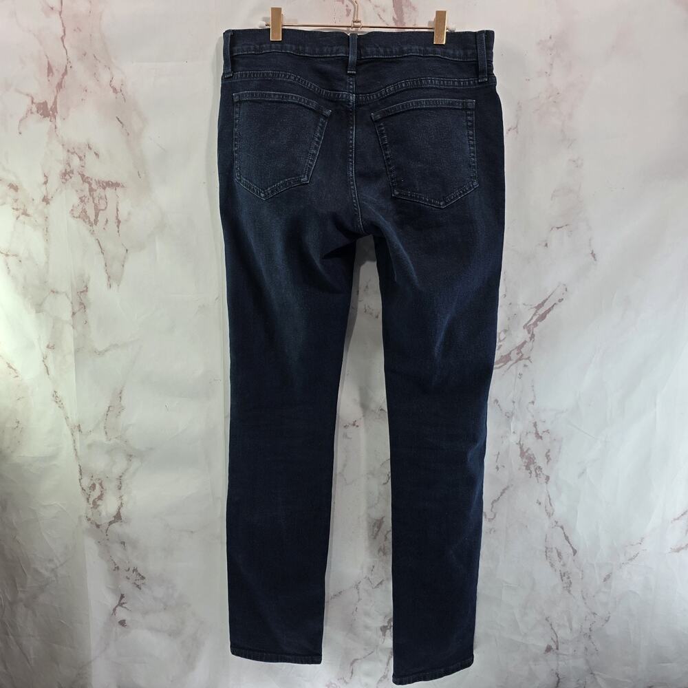 J Crew Jeans Mens 31 X 32 Skinny Denim Slim Dark Indigo Wash Flex